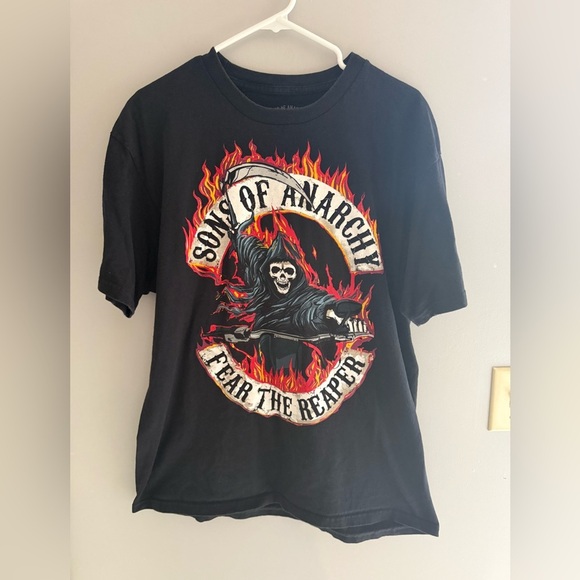 Sons Of Anarchy Men’s T Shirt Size XL Black Graphic Print Short Sleeve Cotton - Picture 1 of 6